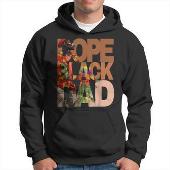 Dope Black Dad Junenth Black History Month Pride Fathers Hoodie - Seseable