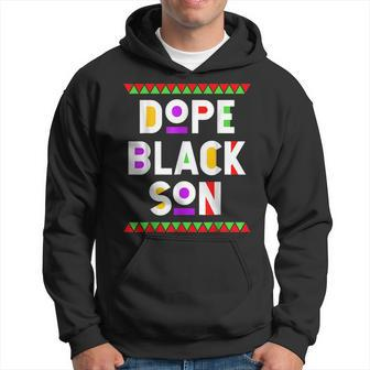 Dope Black Son African American Black History Month Hoodie - Seseable