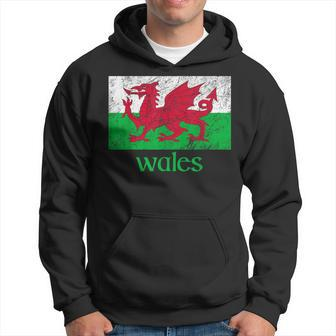 Dragon Of Wales Flag Welsh Cymru Flags Medieval Welsh Rugby Hoodie | Mazezy