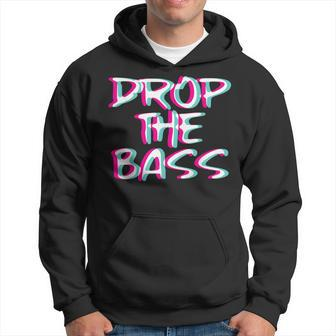 Drop The Bass Outfit I Trippy Edm Festival Clothing Techno Hoodie | Mazezy