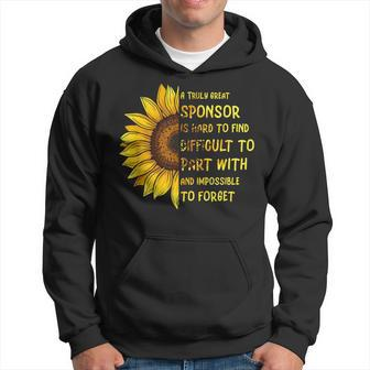 Drug Alcohol Addiction Recovery - A Truly Great Sponsor Hoodie | Mazezy