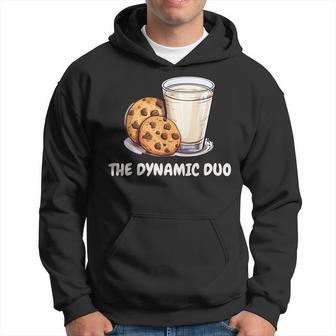 The Dynamic Duo Cookies And Milk Cute Friends Graphic Hoodie