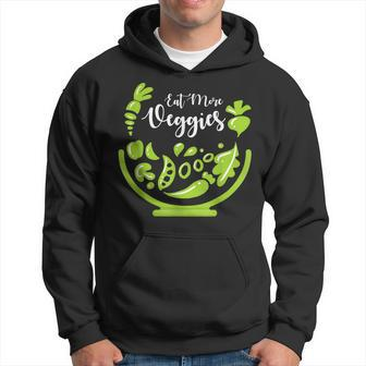 Eat More Veggies For Vegans And Vegetarians Gift For Women Hoodie - Thegiftio UK