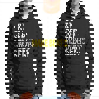 Eat Sleep Make Beats Repeat Music Hoodie | Mazezy