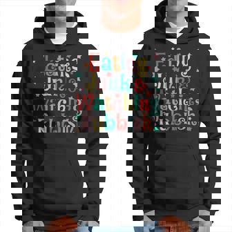 Eating Junk Xmas Food And Watching Rubbish Christmas Hoodie - Thegiftio