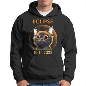 Eclipse Cat October 2023 Total Annular Solar Eclipse Hoodie - Thegiftio UK