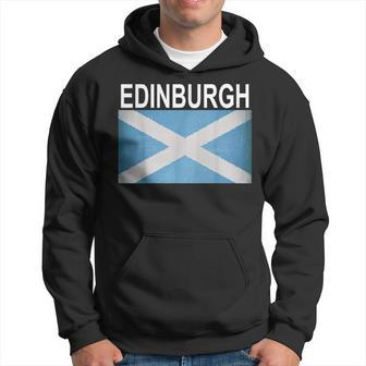 Edinburg Scotland Flag Artistic City Hoodie | Mazezy