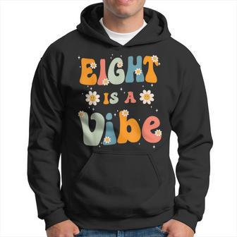 Eight Is A Vibe 8Th Birthday Party 8 Eight Year Old Kids Hoodie - Seseable