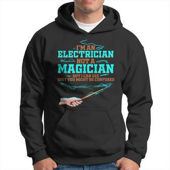 Electrician For Electrical Magician Electricity Hoodie | Mazezy