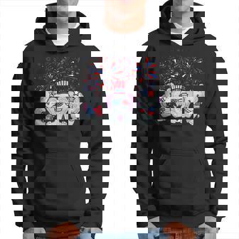 Elephant Fireworks Sunglasses Hat Merica Funny 4Th Of July Hoodie - Monsterry