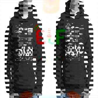 Elf Family Christmas Matching Pajamas Xmas Elf Squad Hoodie | Mazezy