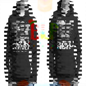 Elf Squad Christmas Family Matching Xmas Elf Pajamas Hoodie | Mazezy