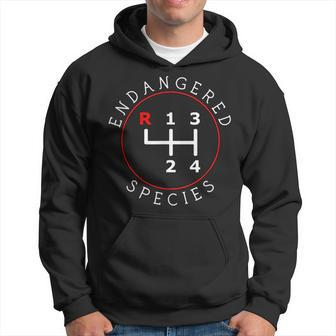 Endangered Species Manual Gearbox Stick Shift 4 Speed 1320 Hoodie | Mazezy