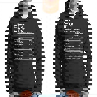 Eric Nutrition Funny Birthday Personalized Name Gift Idea Hoodie | Mazezy