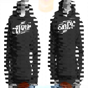 Ethiopian Simple Stylish Minimalistic Typography Hoodie | Mazezy