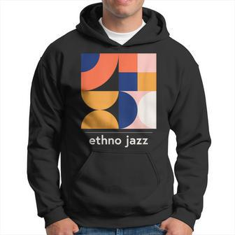 Ethno Jazz Vintage Jazz Music Band Minimal Hoodie | Mazezy