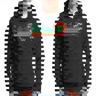 Evergreen Vintage Stripes Alcova Wyoming Hoodie | Mazezy