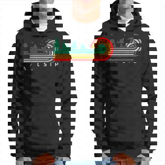Evergreen Vintage Stripes Alsip Illinois Hoodie | Mazezy