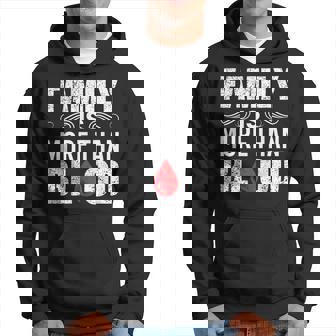 Family Is More Than Blood Adoption Love & T Design Hoodie - Thegiftio