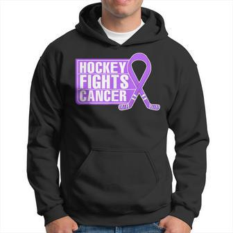 Family Member Support Hockey Fights Cancer Awareness Hoodie - Seseable