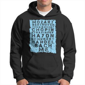 Famous Classical Music Composer Musician Mozart Hoodie | Mazezy CA