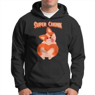 Fat Chonky Pet Meme Lovers Heckin Chonker Super Chonk Corgi Hoodie | Mazezy