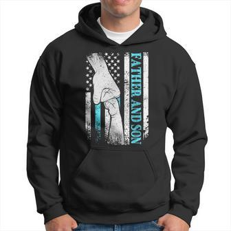 Father And Son American Flag Matching Fathers Day Father Son Hoodie | Mazezy AU