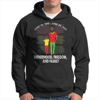Father And Son Junenth Fatherhood Black History African Hoodie | Mazezy