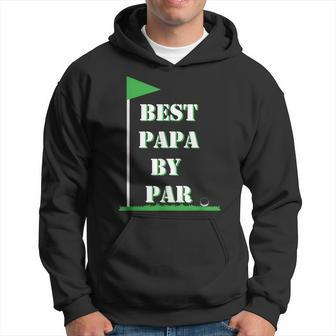 Fathers Day Best Papa By Par Funny Golf Gift Hoodie