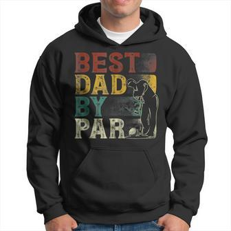 Fathers Day Best Poppy By Par Golf For Dad Grandpa Hoodie | Mazezy AU