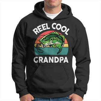 Fathers Day Gift Reel Cool Grandpa Dad Papa Pop-Pop Fishing Hoodie - Thegiftio UK