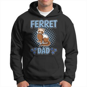 Ferret Dad Daddy Fathers Day Ferret Gift For Mens Funny Gifts For Dad Hoodie | Mazezy