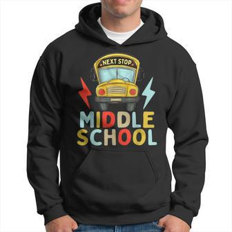Fifth Grade Graduation Next Stop Middle School Funny Hoodie | Mazezy