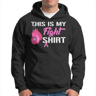 This Is My Fight Breast Cancer Fighter Pink Boxing Glove Hoodie - Monsterry DE