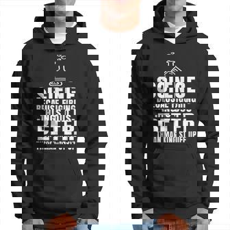 Figuring Things Out Funny Science Themed Hoodie | Mazezy