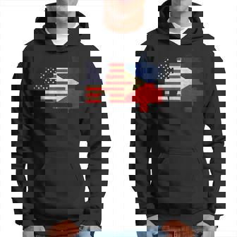 Filipino Filipino American Flag Philippines Usa Usa Funny Gifts Hoodie | Mazezy