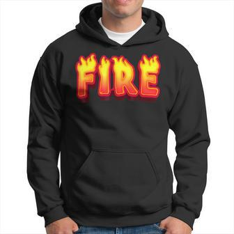 Fire Couple Ice Matching Party Costume Family Halloween Fire Hoodie - Seseable