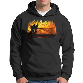 Firefighter Pride For Brave Fireman Hoodie | Mazezy
