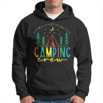 Fires Friends Fun Camping Crew 2023 Road Trip Matching Group Hoodie | Mazezy