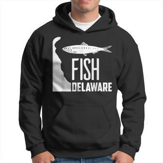 Fish Delaware State Pride Fishing Hoodie | Mazezy