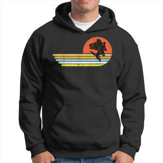 Fish Sunset Retro Stripes Vintage Animal Halloween Gift Gifts For Fish Lovers Funny Gifts Hoodie | Mazezy