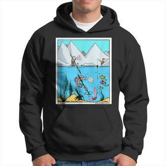Fish With Metal Detector Funny Fishing Treasure Hunter Gift Hoodie | Mazezy