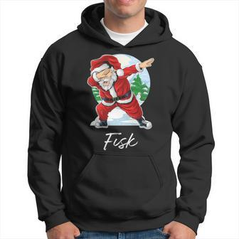 Fisk Name Gift Santa Fisk Hoodie - Seseable