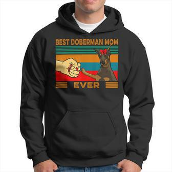 Fist Bump Best Doberman Mom Ever Hoodie - Monsterry AU