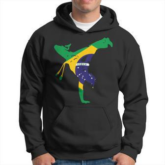 Flag Of Brazil Capoeira Hoodie | Mazezy