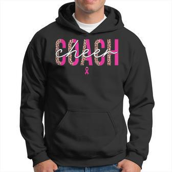 Football Cheer Coach Pink Ribbon Breast Cancer Awareness Hoodie