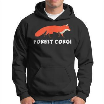 Forest Corgi Fox Funny Renamed Animals Meme Hoodie | Mazezy