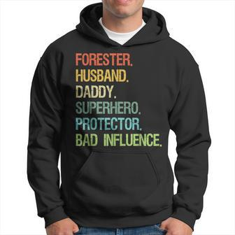 Forester Husband Daddy Superhero Protector Dad Hoodie | Mazezy