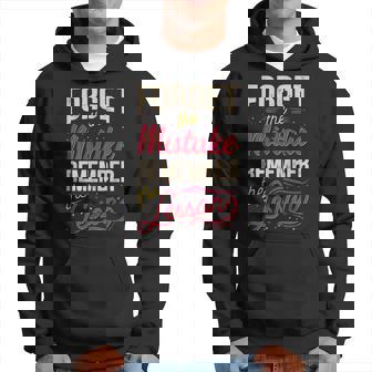 Forget The Mistake Remember The Lesson Hoodie | Mazezy