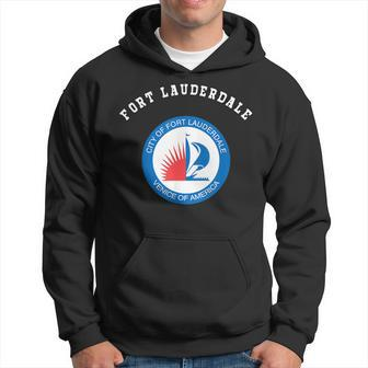 Fort Lauderdale Coat Of Arms Flag Pride National Gift Souven Hoodie | Mazezy